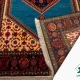 210309-9.webp فرش ابریشم ماشینی 210309 آبی مشکی