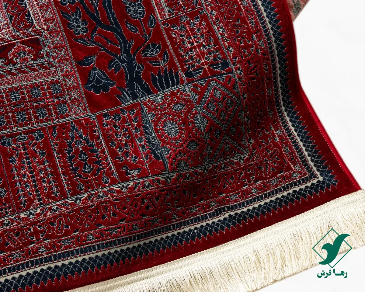 فرش وینتیج 213 لاکی کرم
