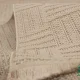 فرش مینیمال 2303 کرم نسکافه ای