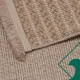 فرش مینیمال 2355 کرم نسکافه ای