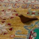 فرش وینتیج 30156 کرم طلایی