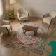 فرش وینتیج 30180 نسکافه ای لاکی