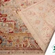 فرش وینتیج 30187 کرم نسکافه‌ای