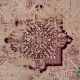 فرش وینتیج 3072 کرم شرابی