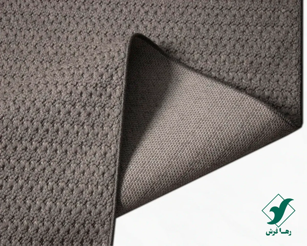 فرش مینیمال 3376 طوسی روشن