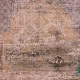 فرش وینتیج 416 طوسی ذغالی