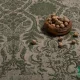 فرش وینتیج 49923 طوسی سبز
