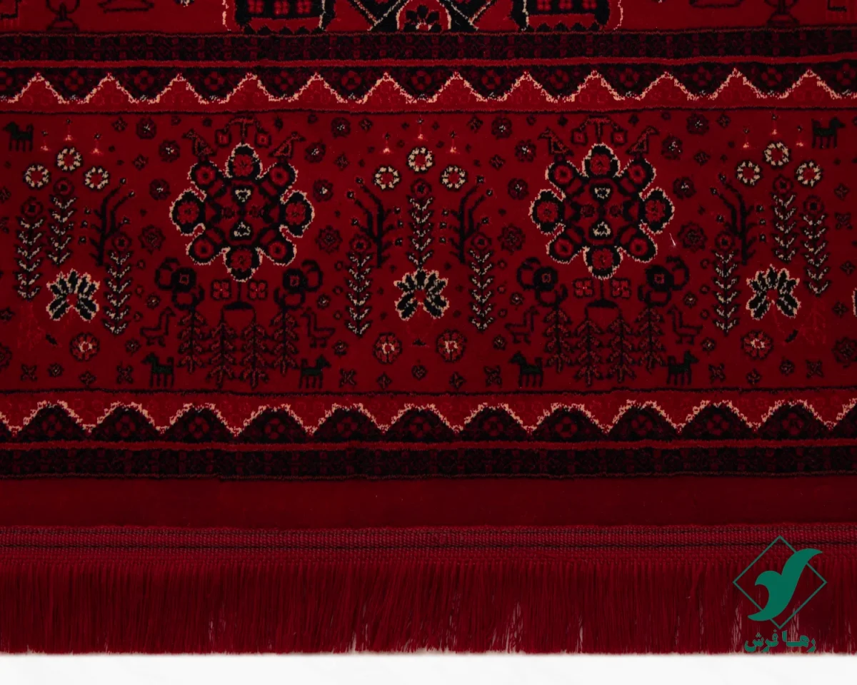 فرش  کلاسیک 7050 روناسی سرمه‌ای