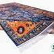 730300-1.webp فرش ابریشم ماشینی 730300 آبی حاشیه آجری