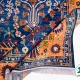 730300-7.webp فرش ابریشم ماشینی 730300 آبی حاشیه آجری