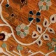 730305-2.webp فرش ابریشم ماشینی 730305 آجری آبی