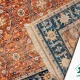 731102-3.webp فرش ابریشم ماشینی 731102 آجری سرمه ای