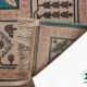 743105-10-1.webp فرش ابریشم ماشینی 743105 فیروزهای کرم