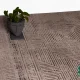 فرش مینیمال 7771 نسکافه‌ای طوسی