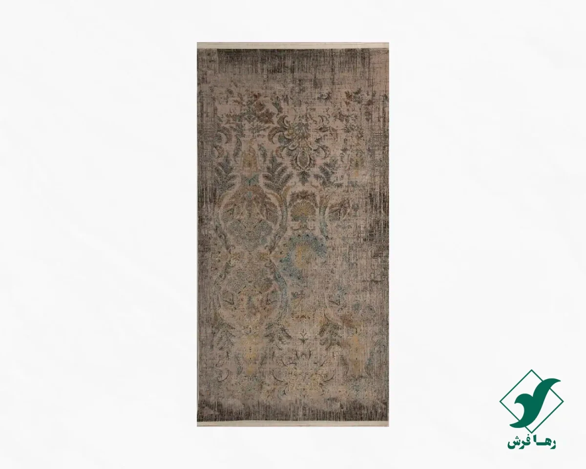 فرش کناره وینتیج 807 طوسی