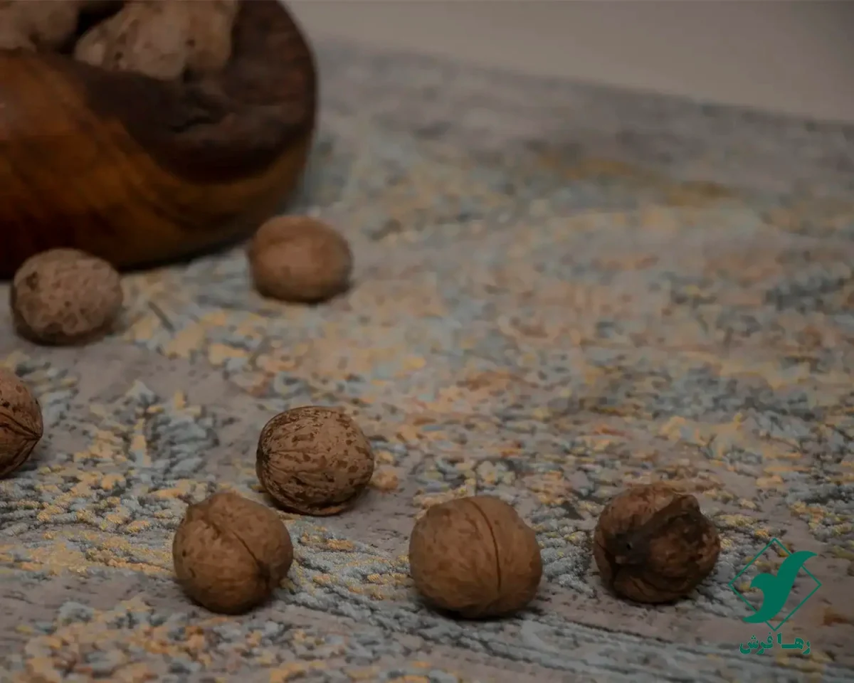 فرش کناره وینتیج 807 طوسی