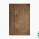 فرش وینتیج HR 161 نسکافه‌ای سبز