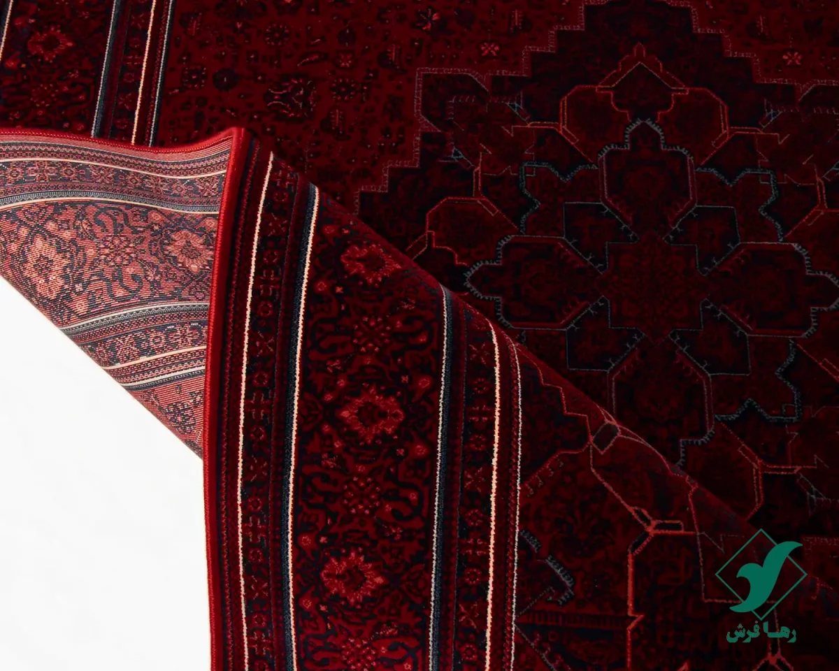 فرش وینتیج هریس LSK لاکی سرمه ای