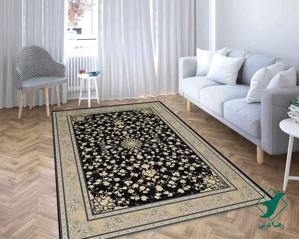 SORMEI-4.webp فرش کلاسیک 6012 سرمه ای طلایی