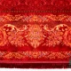 X1969-5.webp فرش ابریشم ماشینی X1969 قرمز لاکی