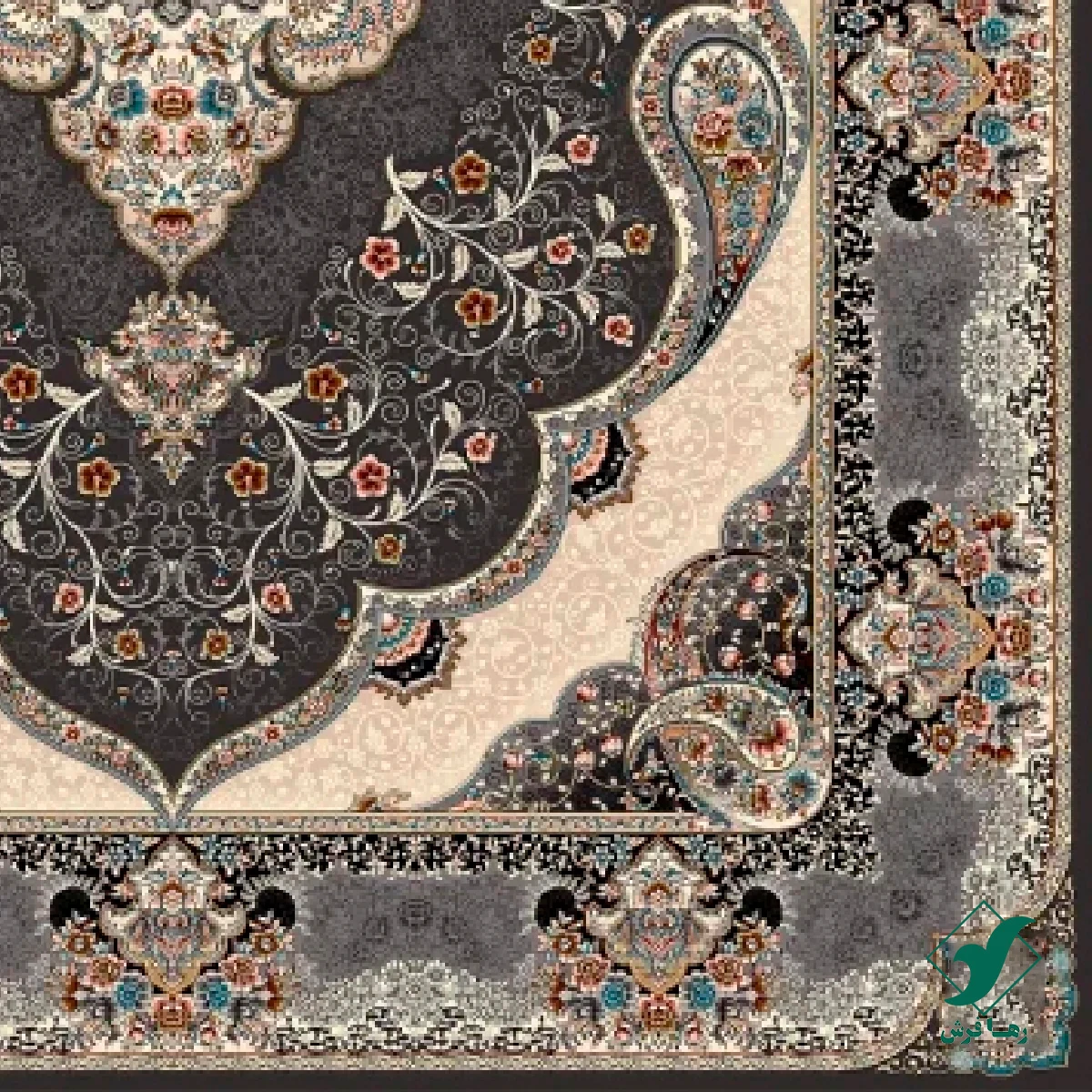 ZOGHALI-2-4.webp فرش کلاسیک 7005 ذغالی طوسی