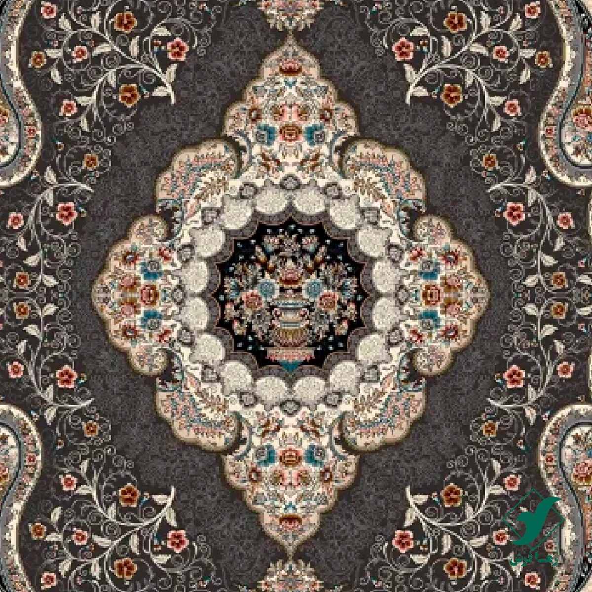 ZOGHALI-3-4.webp فرش کلاسیک 7005 ذغالی طوسی