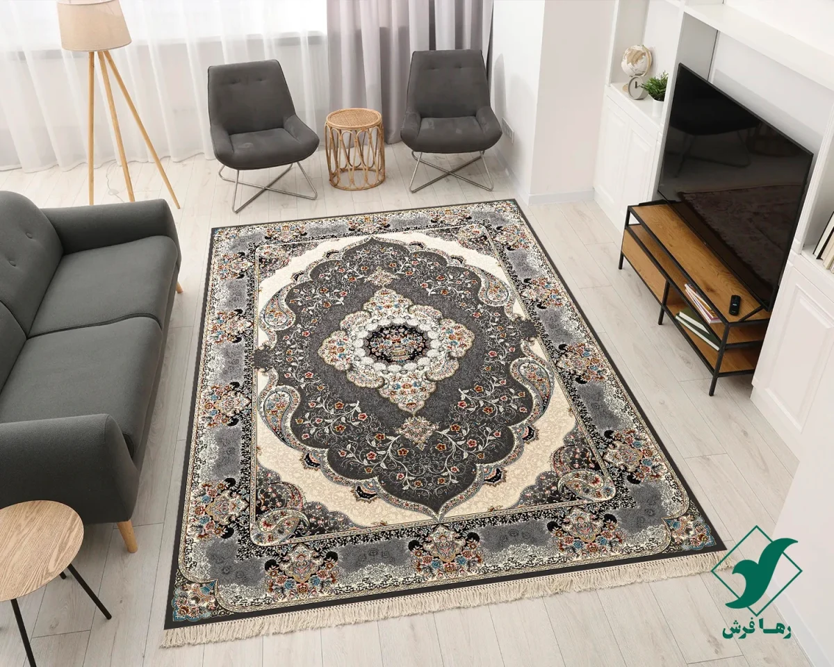ZOGHALI-4-3.webp فرش کلاسیک 7005 ذغالی طوسی