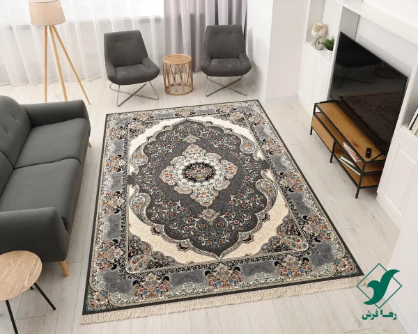 ZOGHALI-4-3.webp فرش کلاسیک 7005 ذغالی طوسی