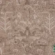 فرش وینتیج 3303 نسکافه‌ای کرم حاشیه سبز