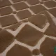 فرش مینیمال H/44012 قهوه‌ای کرم
