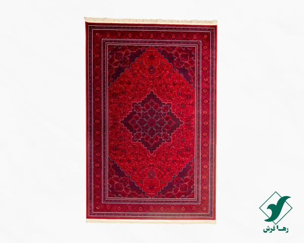 heris-lsk-00.webp فرش وینتیج هریس LSK لاکی سرمه ای