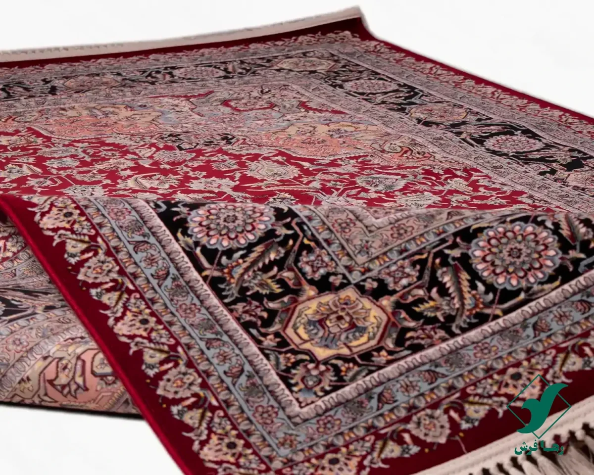 فرش کلاسیک 1255 لاکی