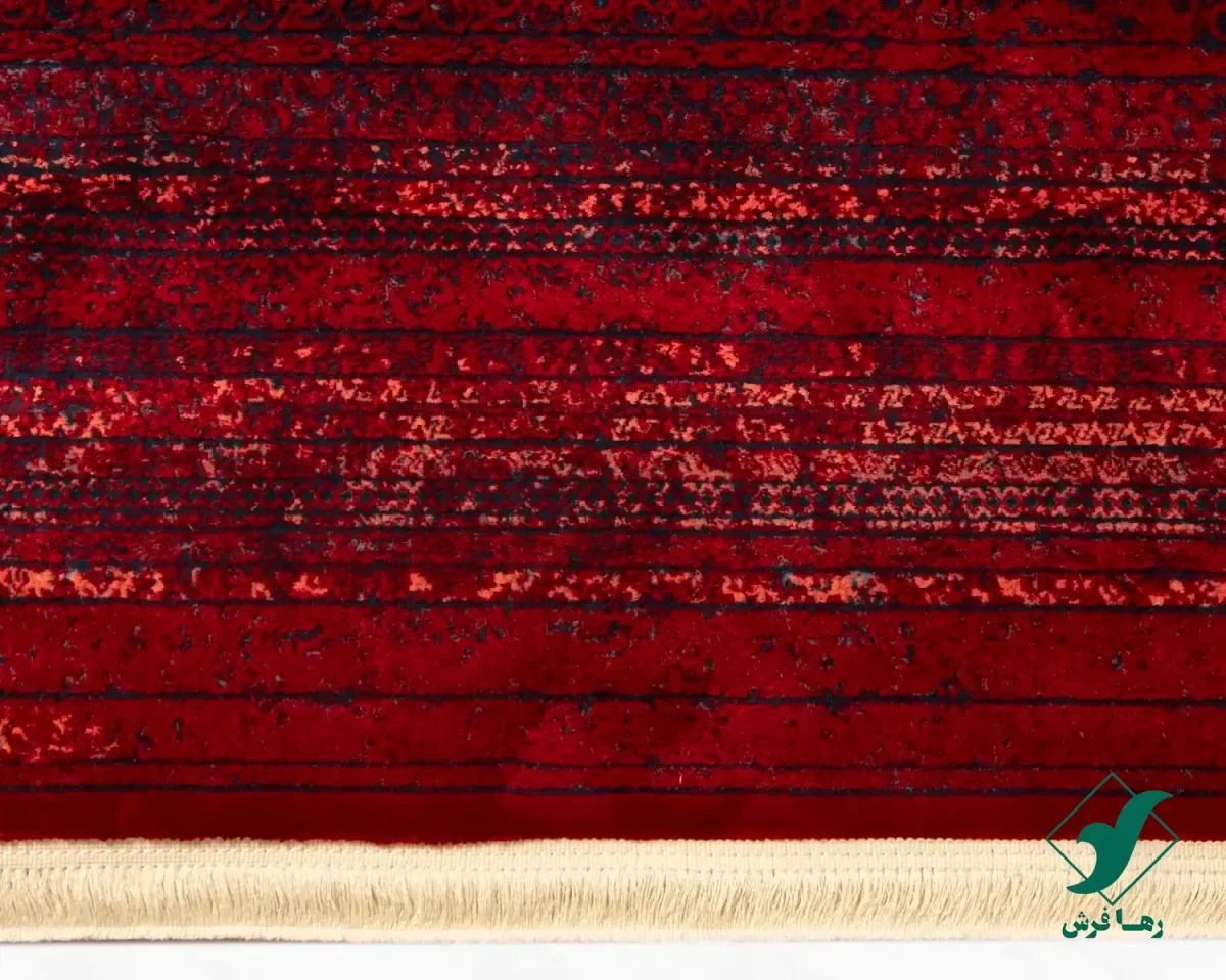 moraco-61-9.webp فرش وینتیج موراکو LSK قرمز سرمهای