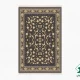 فرش کلاسیک 6023 ذغالی طلایی