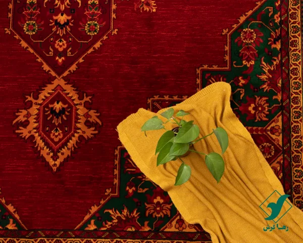 فرش کلاسیک 703 عنابی