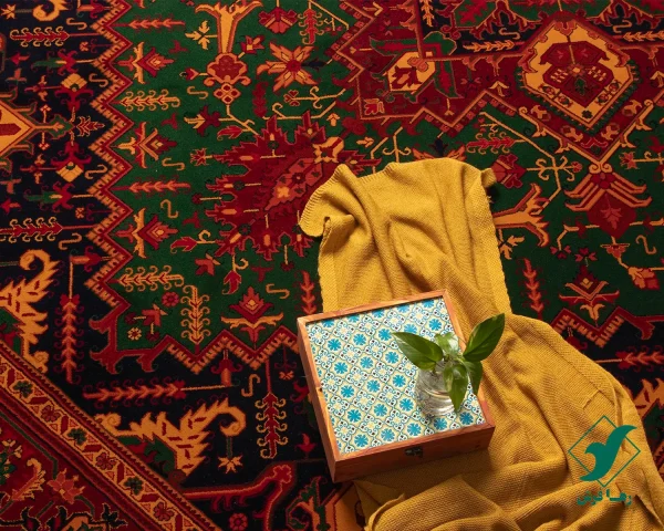 فرش کلاسیک 704 سبز