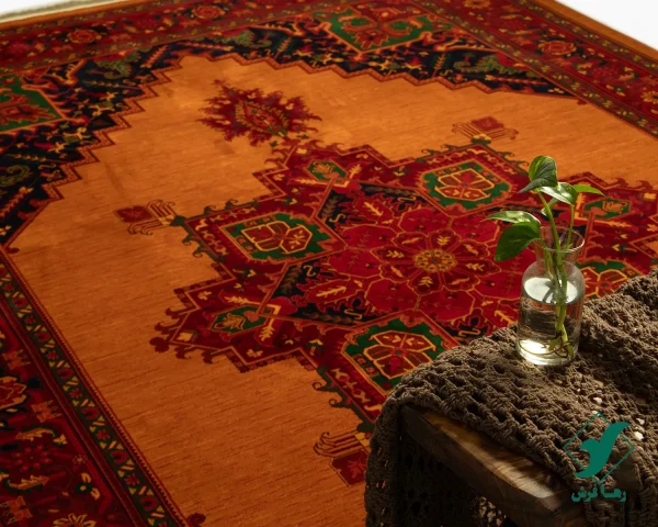 فرش کلاسیک 708 دارچینی