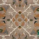 فرش  وینتیج 75018 نسکافه‌ای طلایی