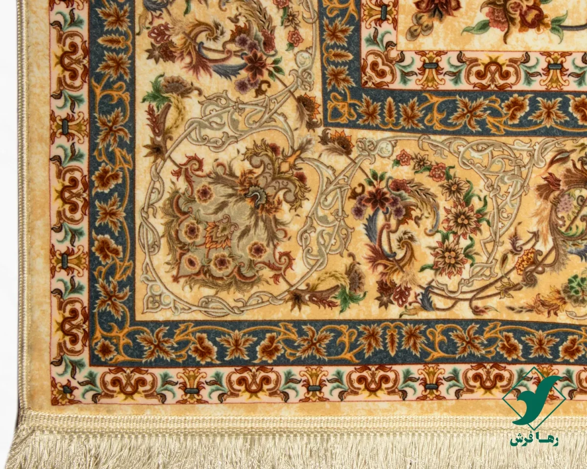A-1135-7.webp فرش ابریشم ماشینی A1135 کرم