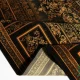 D-1060-8.webp فرش ابریشم ماشینی D1060 ذغالی طلایی