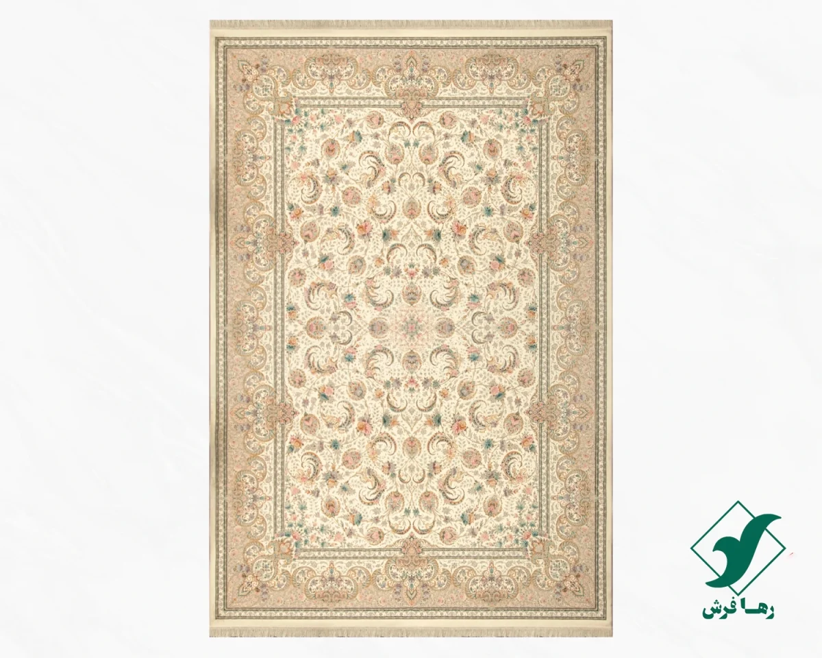فرش کلاسیک کد 040_ رنگ 2003 کرم