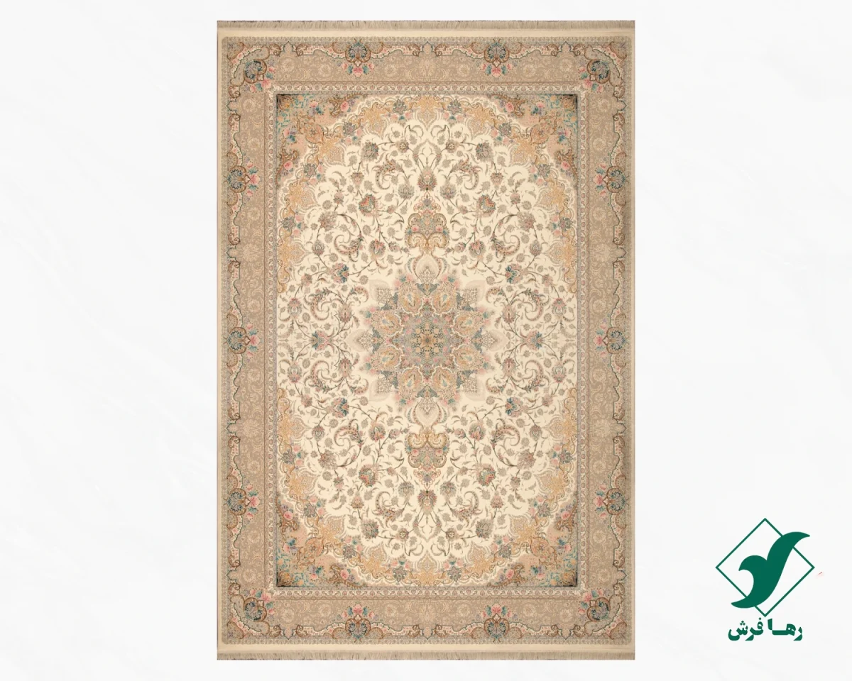فرش کلاسیک کد 041_ رنگ 2003 کرم