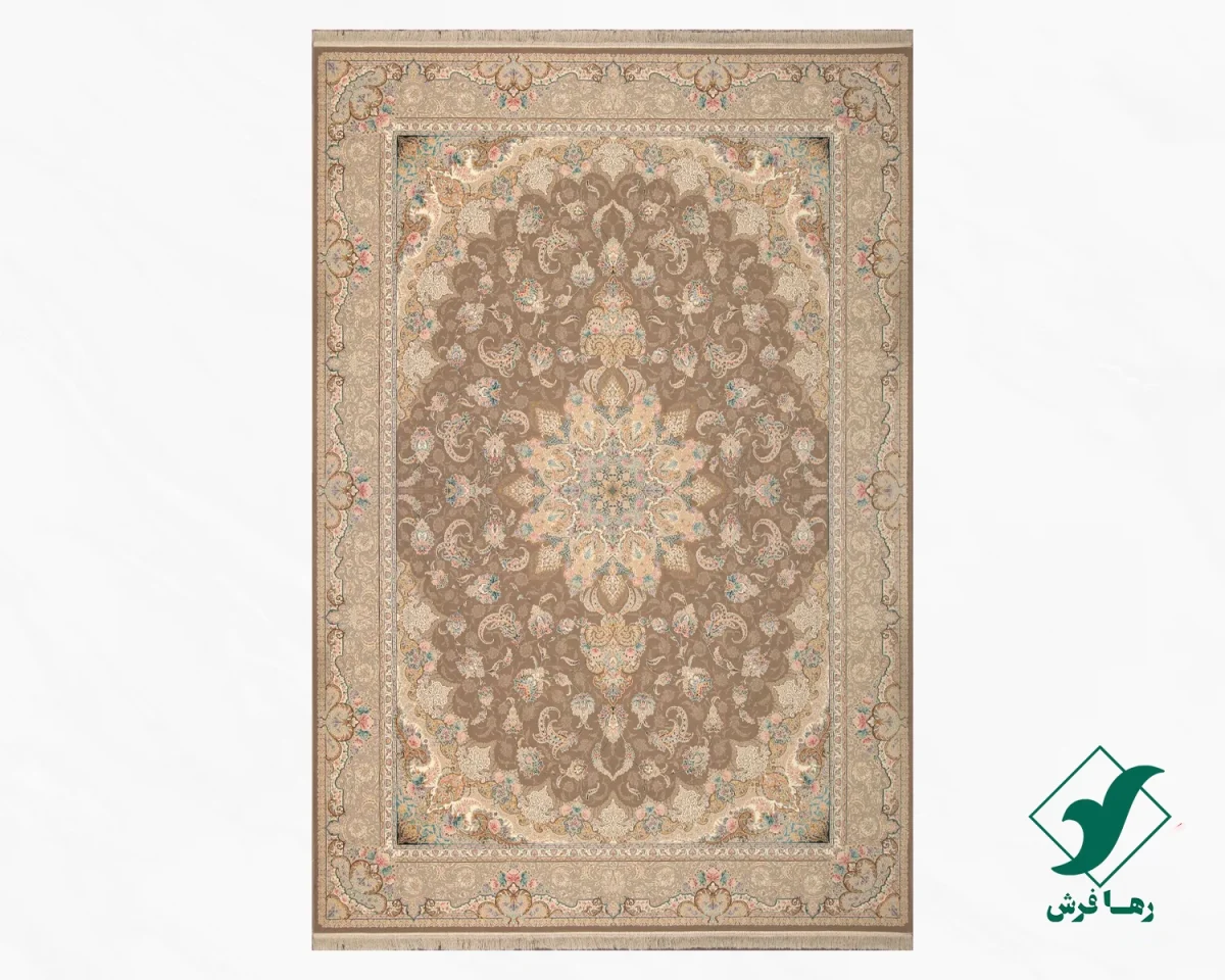 فرش کلاسیک کد 041_ رنگ 2073 قهوه‌ای