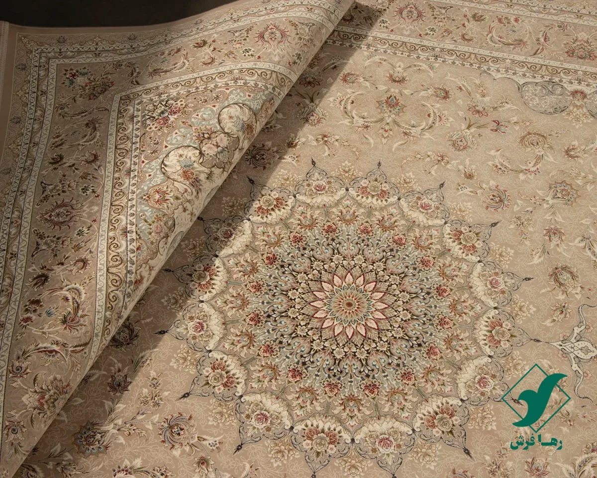 فرش کلاسیک فروغ بژ