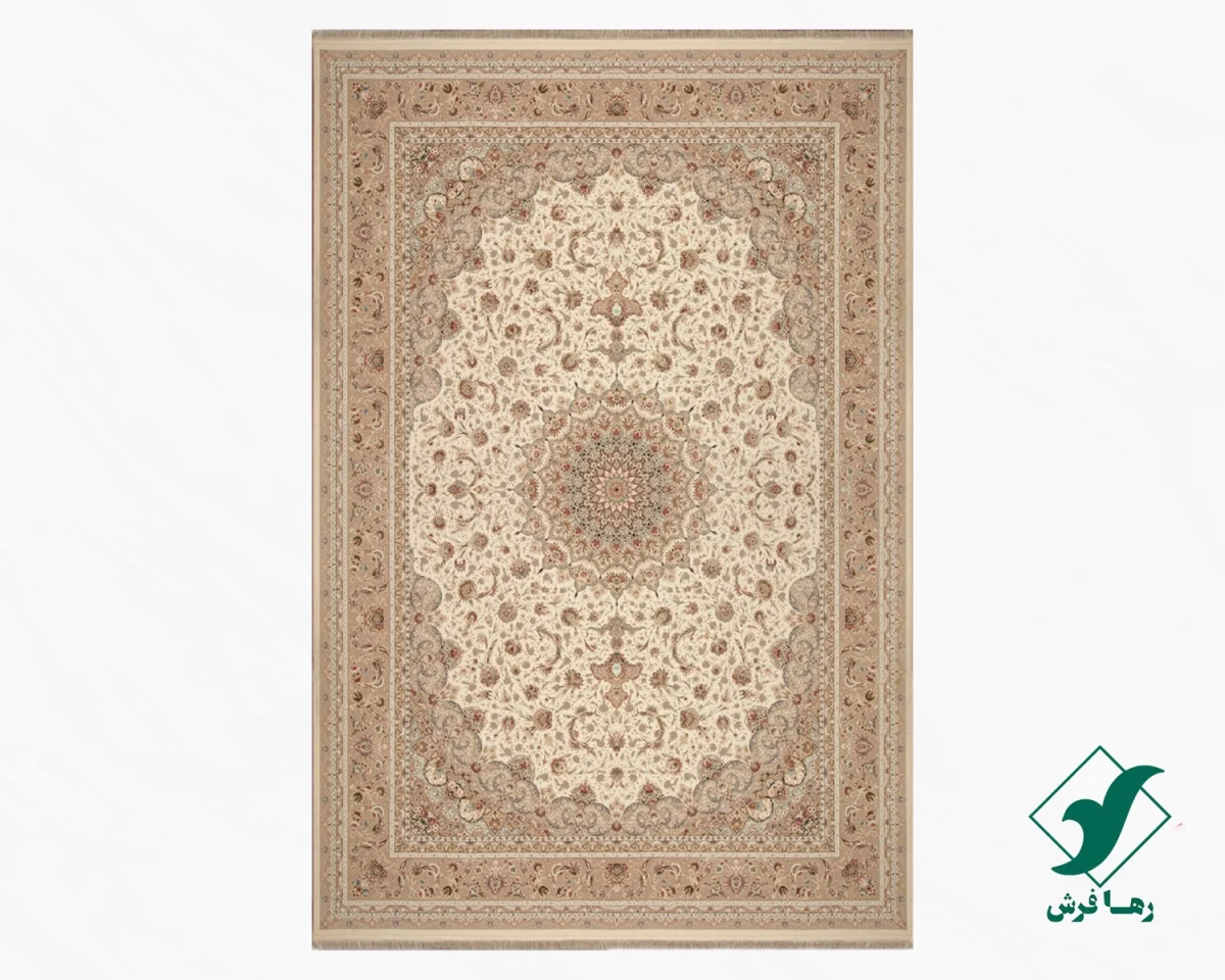 forogh-kerem-h-bezh-1.webp فرش کلاسیک فروغ کرم حاشیه بژ