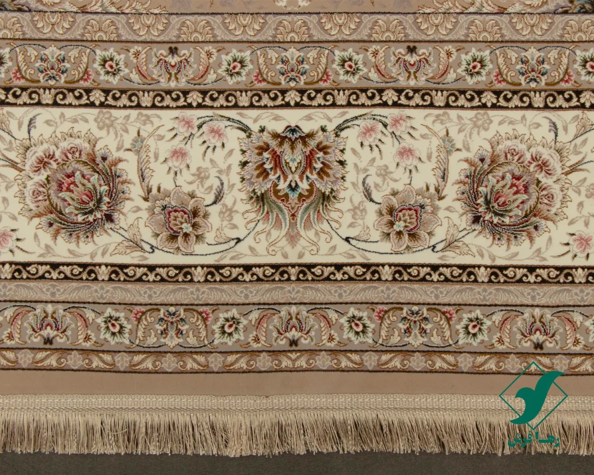 فرش کلاسیک سیران بژ
