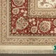 فرش کلاسیک سیران کرم حاشیه گلبهی