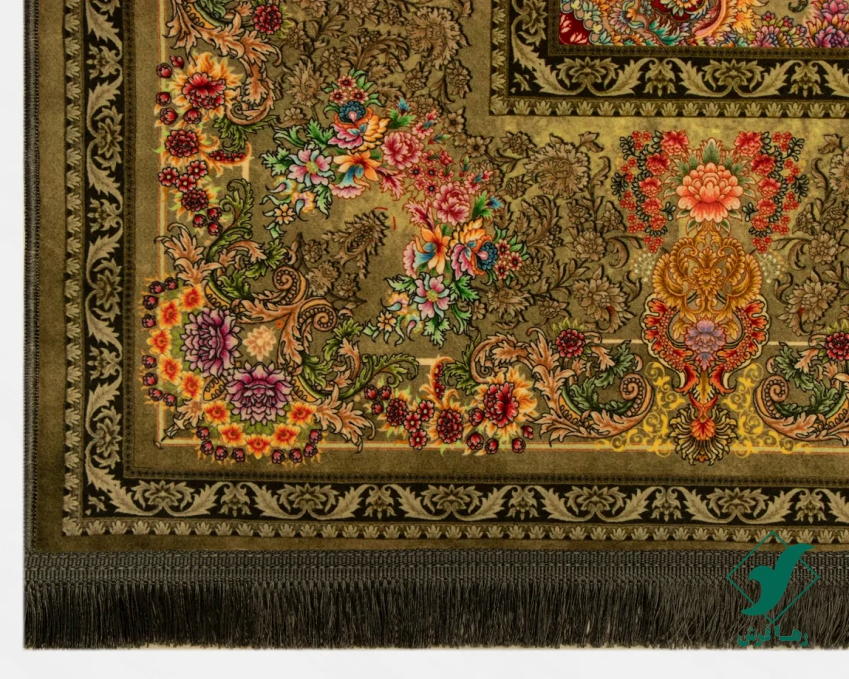 t-1078-9.webp فرش ابریشم ماشینی T1078 سبز
