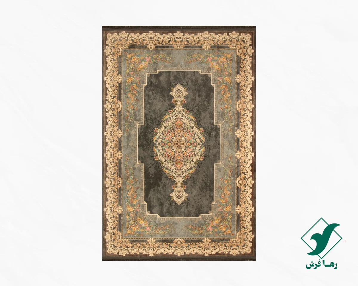 t-1083-1.webp فرش ابریشم ماشینی T1083 ذغالی طوسی