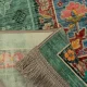 t-1092-7.webp فرش ابریشم ماشینی T1092 فیروزهای